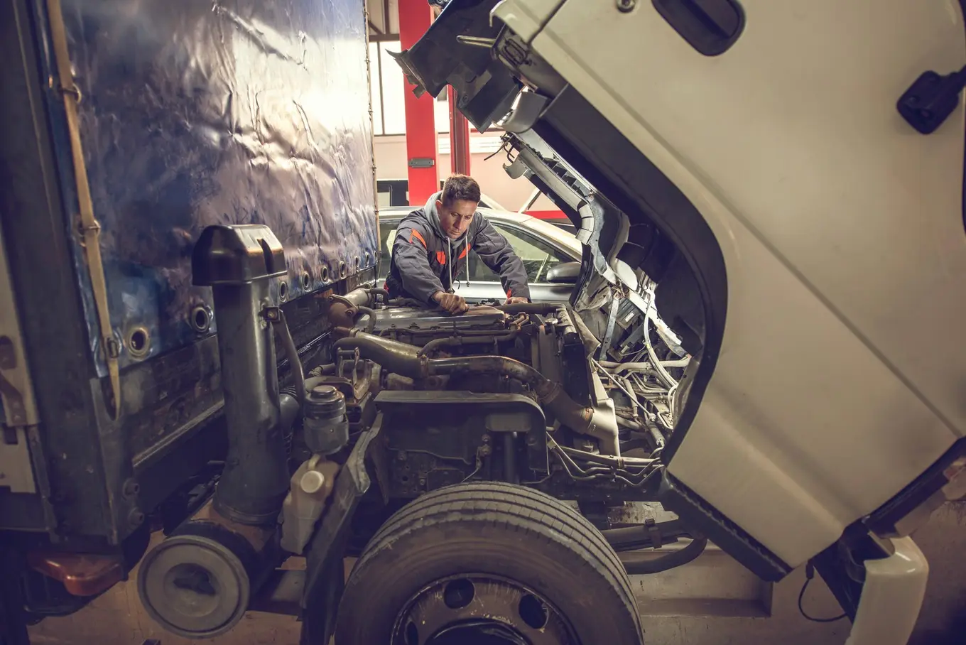 Reparatur von Antriebssystemen bei Lastwagen